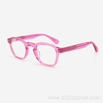 Round Acetate Female Optical Frames 24A3003